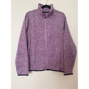 ANOTHER CHOICE Women's Long Sleeve Fleece Lined Zip Up Jacket with Pockets NEW